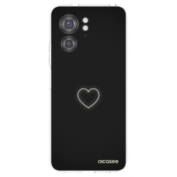 Picasee silikónový prehľadný obal pre Motorola Edge 40 - Heart