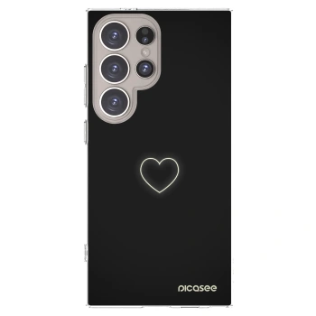 Picasee silikónový prehľadný obal pre Samsung Galaxy S24 Ultra S928B 5G - Heart