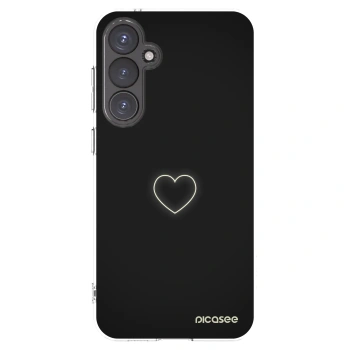Picasee silikónový prehľadný obal pre Samsung Galaxy S23 FE S711B - Heart
