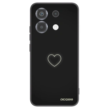 Picasee silikónový čierny obal pre Xiaomi Poco X6 - Heart