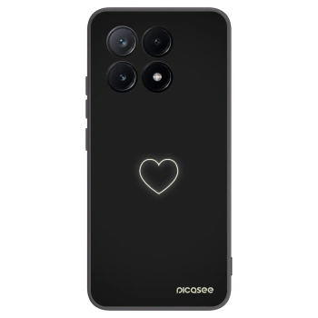 Picasee silikónový čierny obal pre Xiaomi Poco X6 Pro - Heart