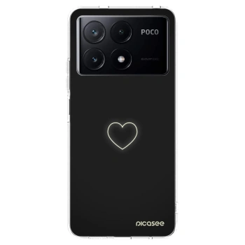 Picasee silikónový prehľadný obal pre Xiaomi Poco X6 Pro - Heart