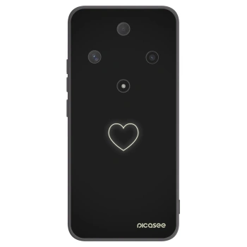 Picasee silikónový čierny obal pre Honor Magic6 Lite 5G - Heart
