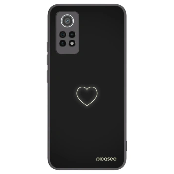 Picasee silikónový čierny obal pre Xiaomi Redmi Note 12 Pro 4G - Heart