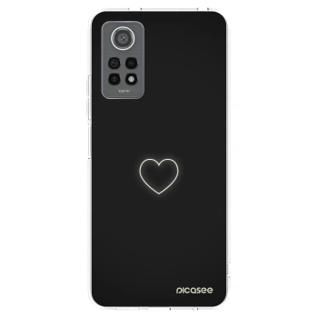 Picasee silikónový prehľadný obal pre Xiaomi Redmi Note 12 Pro 4G - Heart