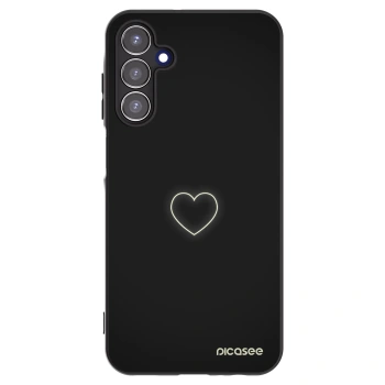 Picasee silikónový čierny obal pre Samsung Galaxy A15 A156B 5G - Heart