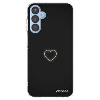 Picasee silikónový prehľadný obal pre Samsung Galaxy A15 A156B 5G - Heart
