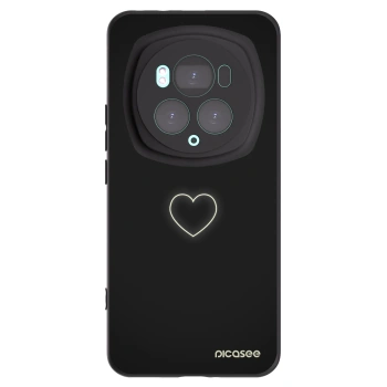 Picasee silikónový čierny obal pre Honor Magic6 Pro - Heart