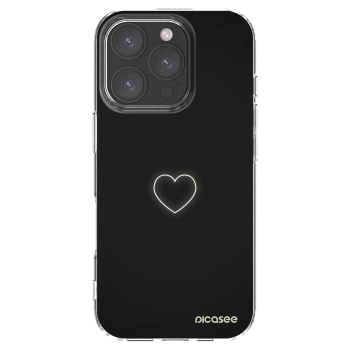 Picasee silikónový prehľadný obal pre Apple iPhone 16 Pro - Heart