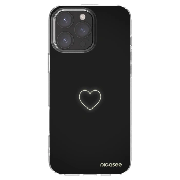 Picasee silikónový prehľadný obal pre Apple iPhone 16 Pro Max - Heart