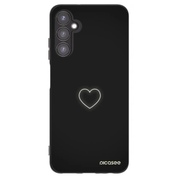 Picasee silikónový čierny obal pre Samsung Galaxy A05s A057G - Heart