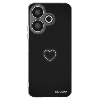 Picasee silikónový prehľadný obal pre Xiaomi Redmi 13 4G - Heart