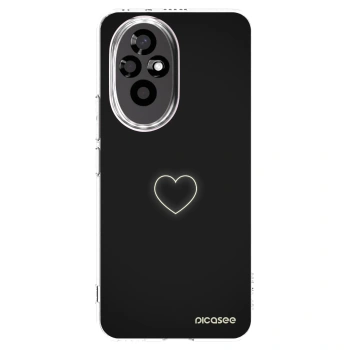 Picasee silikónový prehľadný obal pre Honor 200 Pro 5G - Heart