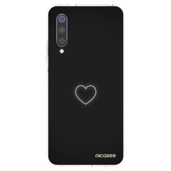 Picasee silikónový prehľadný obal pre Xiaomi Mi 9 - Heart