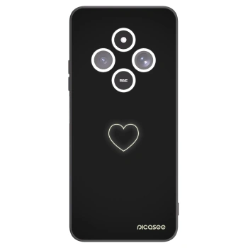 Picasee silikónový čierny obal pre Xiaomi Redmi 14C - Heart