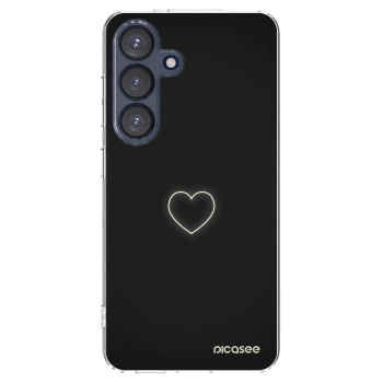 Picasee silikónový prehľadný obal pre Samsung Galaxy S25 5G - Heart