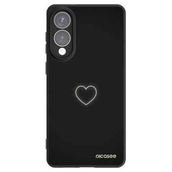 Picasee silikónový čierny obal pre Samsung Galaxy S25 Edge 5G - Heart