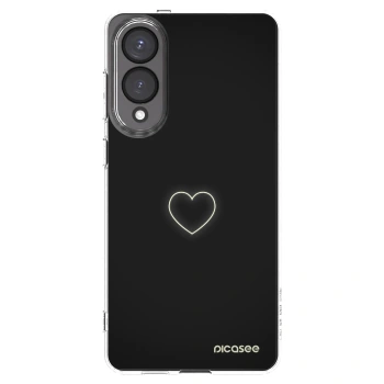 Picasee silikónový prehľadný obal pre Samsung Galaxy S25 Edge 5G - Heart