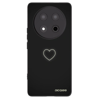Picasee silikónový čierny obal pre Honor Magic7 Lite 5G - Heart
