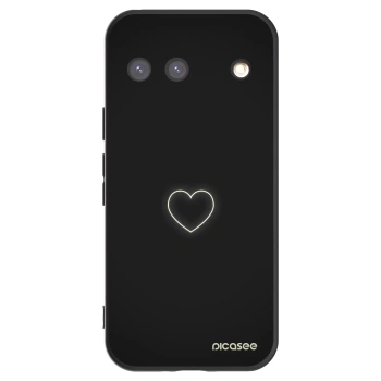 Picasee silikónový čierny obal pre Google Pixel 9 - Heart