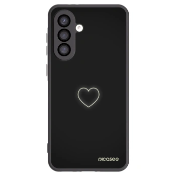 Picasee silikónový čierny obal pre Samsung Galaxy A26 5G A266B - Heart