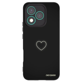 Picasee silikónový čierny obal pre Honor 400 Lite 5G - Heart