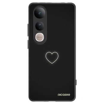 Picasee silikónový čierny obal pre Vivo V50 Lite 5G - Heart