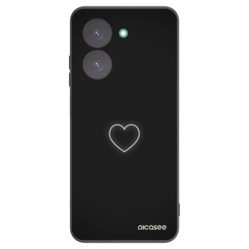 Picasee silikónový čierny obal pre Xiaomi Redmi A5 - Heart