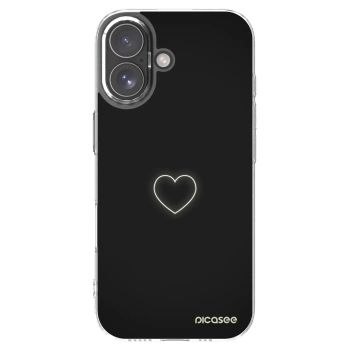 Picasee silikónový prehľadný obal pre Apple iPhone 17 - Heart