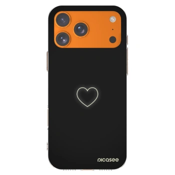 Picasee silikónový prehľadný obal pre Apple iPhone 17 Pro Max - Heart