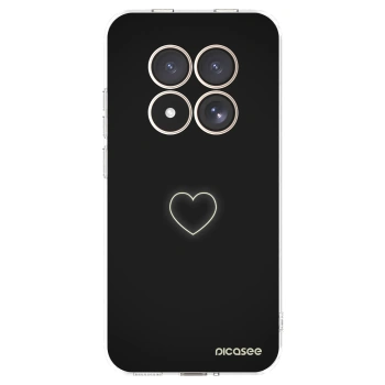 Picasee silikónový prehľadný obal pre Xiaomi Redmi Note 15 Pro 4G - Heart