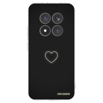 Picasee silikónový prehľadný obal pre Xiaomi Redmi Note 15 Pro+ - Heart