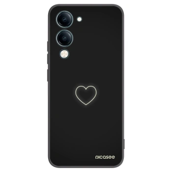 Picasee silikónový čierny obal pre Vivo Y29s 5G - Heart