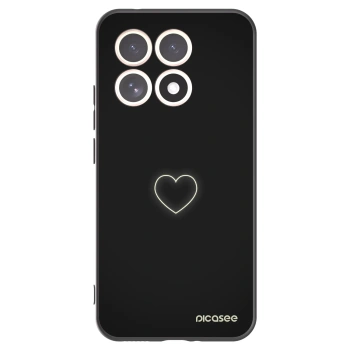 Picasee silikónový čierny obal pre Xiaomi 15T - Heart