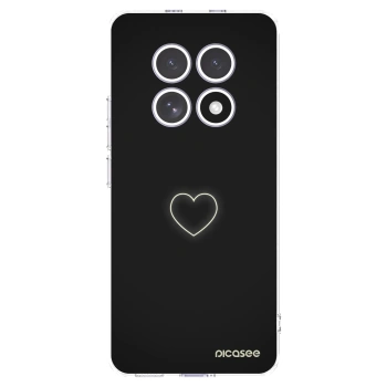 Picasee silikónový prehľadný obal pre Xiaomi Redmi Note 15 - Heart