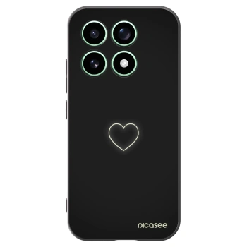 Picasee silikónový čierny obal pre Xiaomi 17 - Heart