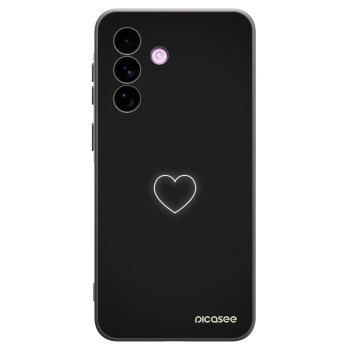 Picasee silikónový čierny obal pre Samsung Galaxy A57 5G - Heart