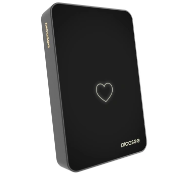 Picasee Powerbanka s MagSafe 10 000 mAh Šedá - Heart