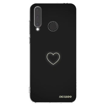 Picasee silikónový prehľadný obal pre Honor 20 Lite - Heart