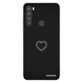 Picasee silikónový prehľadný obal pre Xiaomi Redmi Note 8 - Heart