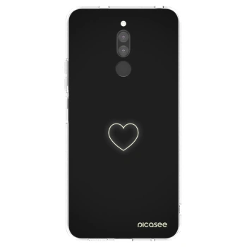 Picasee silikónový prehľadný obal pre Xiaomi Redmi 8 - Heart