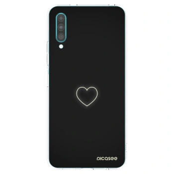Picasee silikónový prehľadný obal pre Samsung Galaxy A30s A307F - Heart