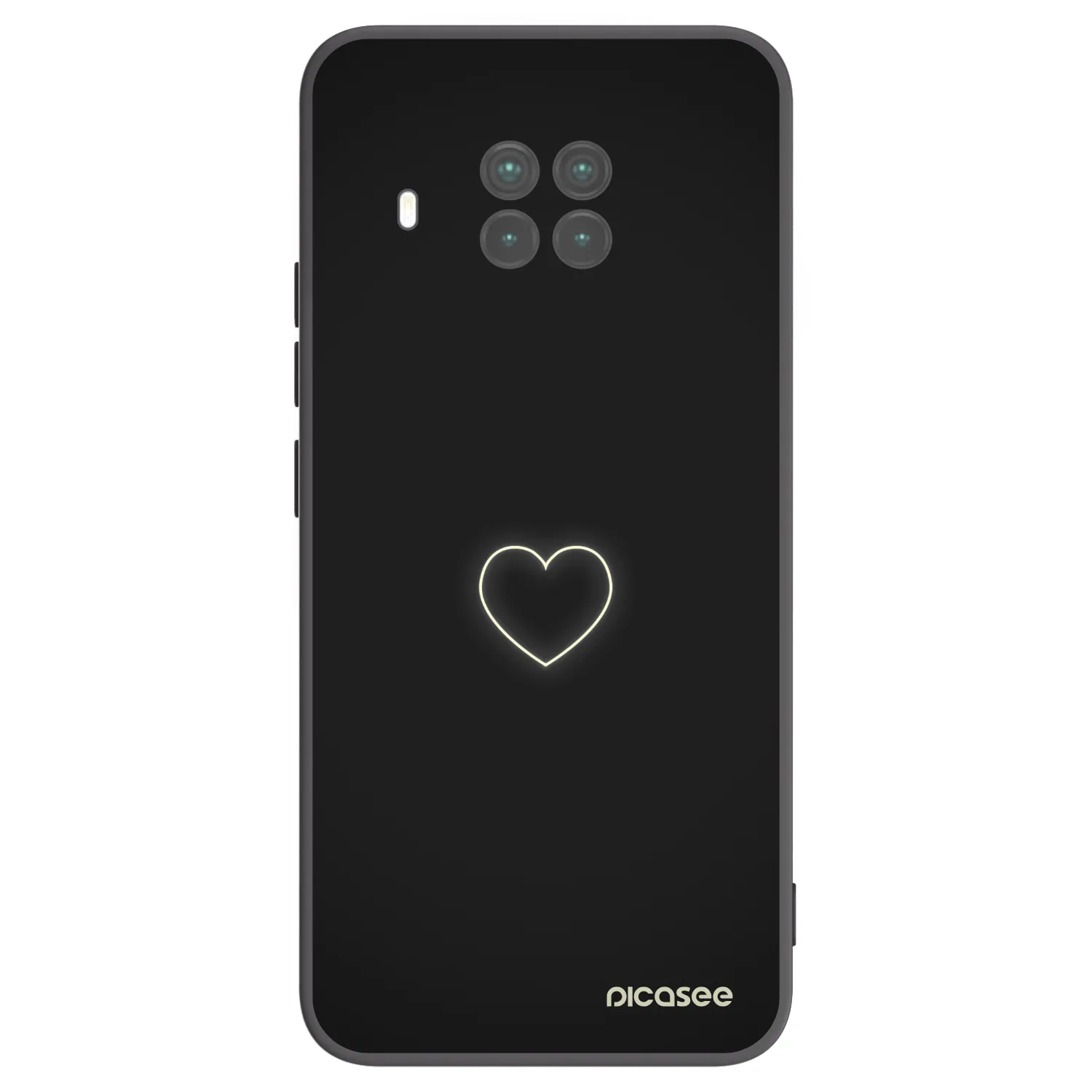 Picasee silikónový čierny obal pre Xiaomi Mi 10T Lite - Heart