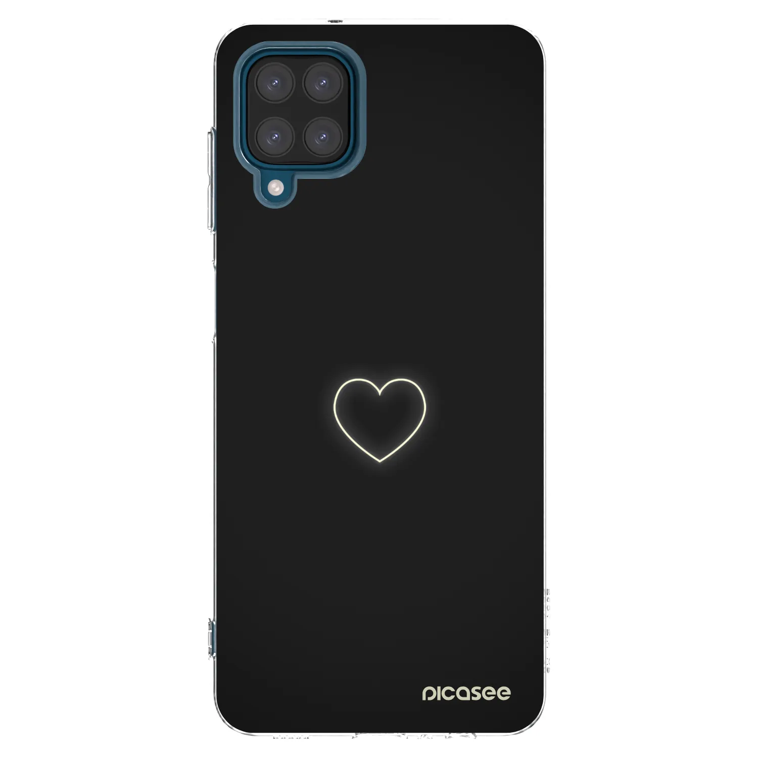 Silikónový prehľadný obal pre Samsung Galaxy A12 A125F - Heart
