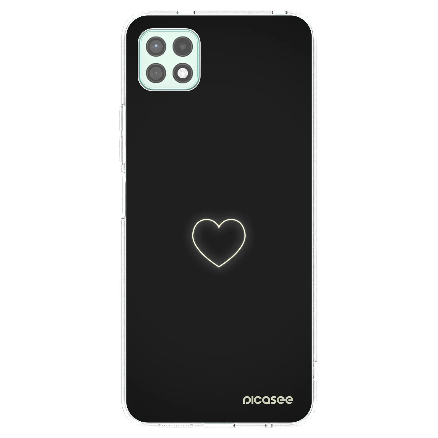 Silikónový prehľadný obal pre Samsung Galaxy A22 A226B 5G - Heart