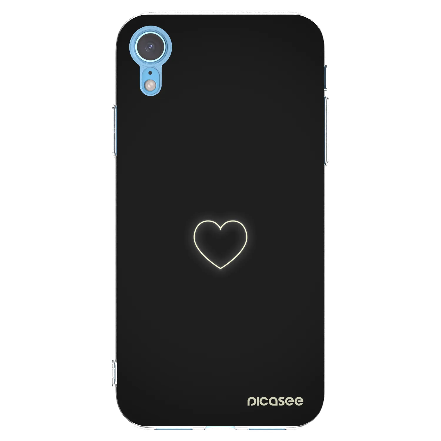Silikónový prehľadný obal pre Apple iPhone XR - Heart