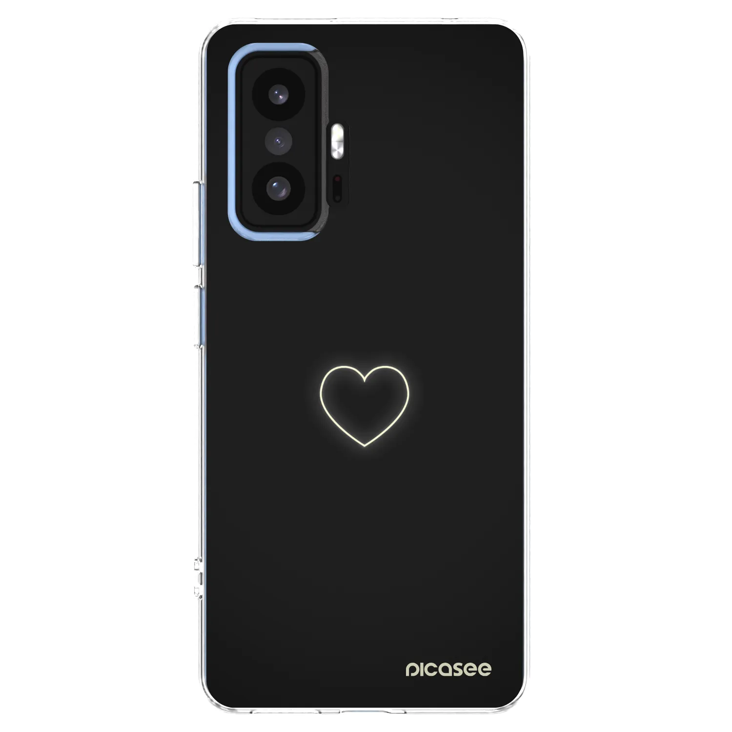 Silikónový prehľadný obal pre Xiaomi 11T Pro - Heart