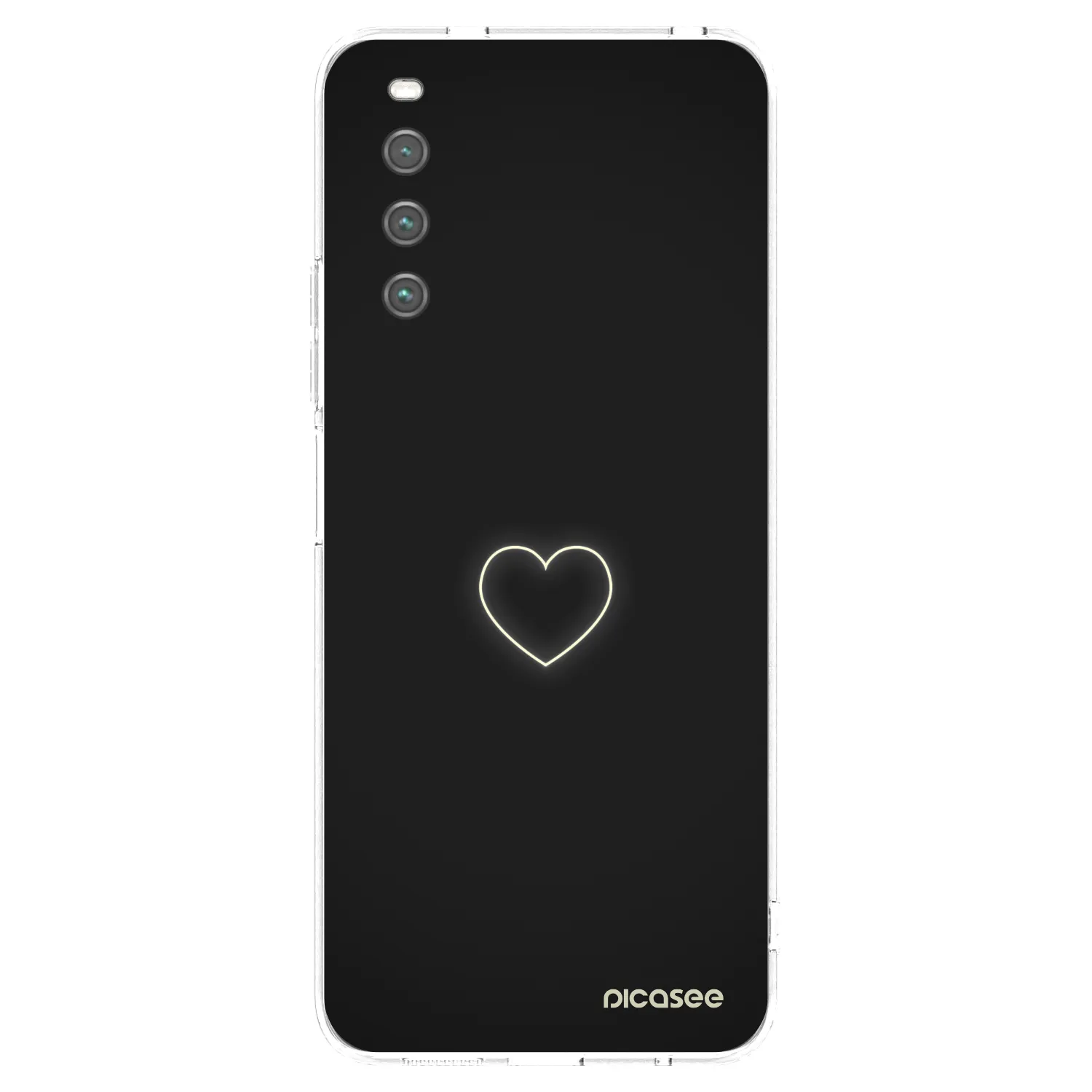 Picasee silikónový prehľadný obal pre Sony Xperia 10 IV 5G - Heart