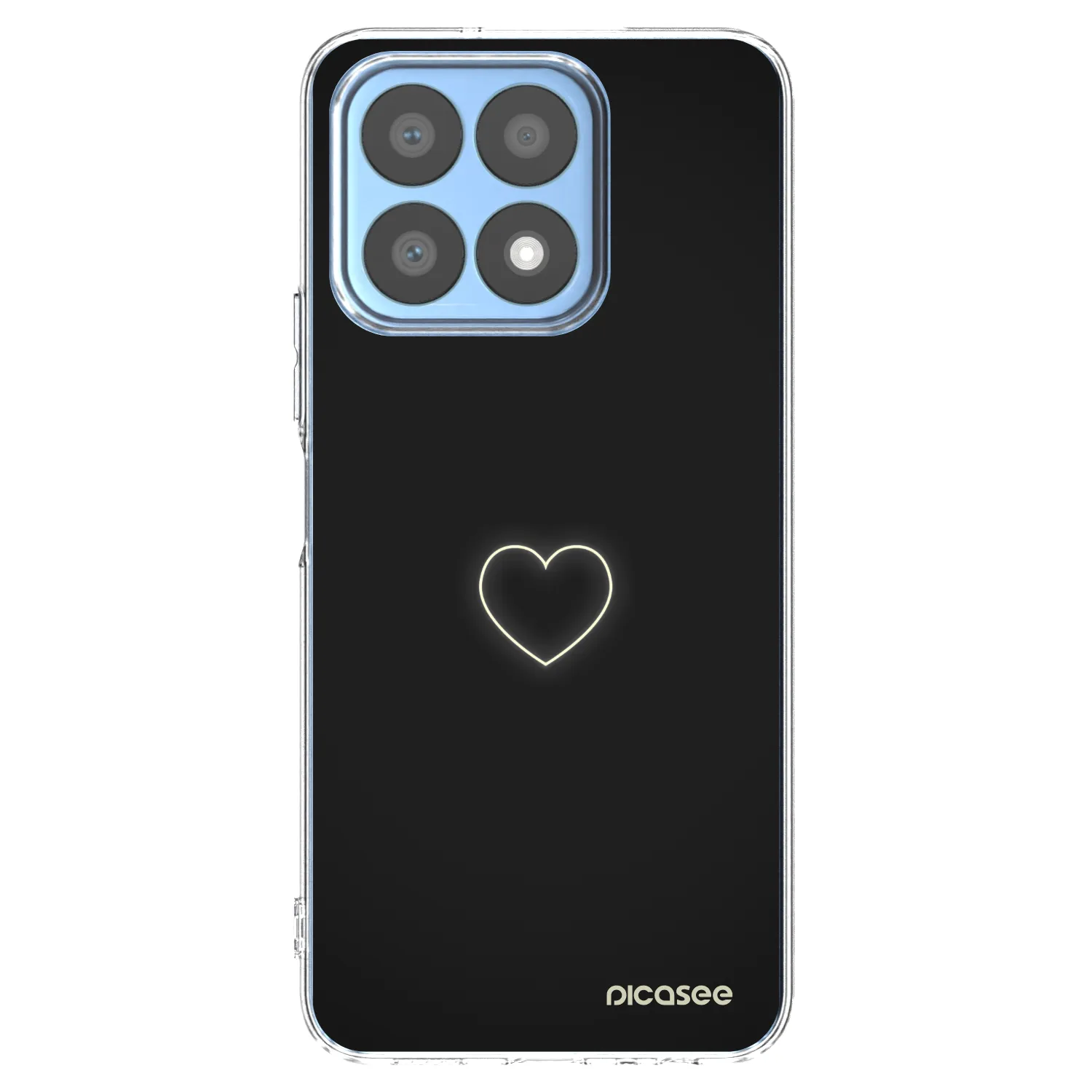 Picasee silikónový prehľadný obal pre Honor X8a - Heart