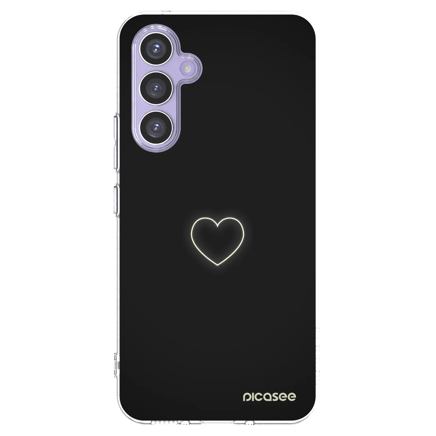Picasee silikónový prehľadný obal pre Samsung Galaxy A54 5G A546B - Heart